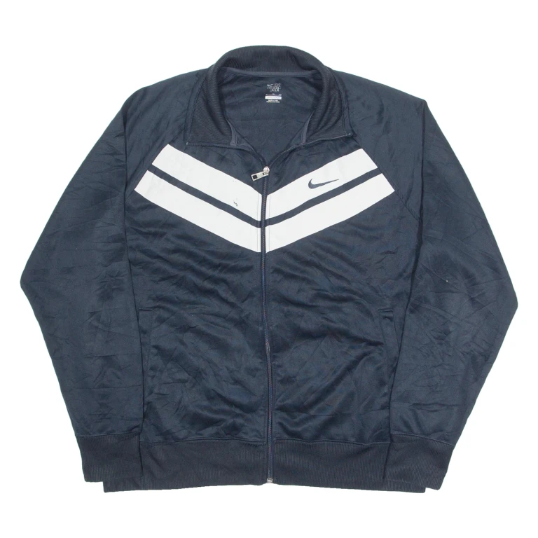 NIKE Mens Track Jacket Blue XL