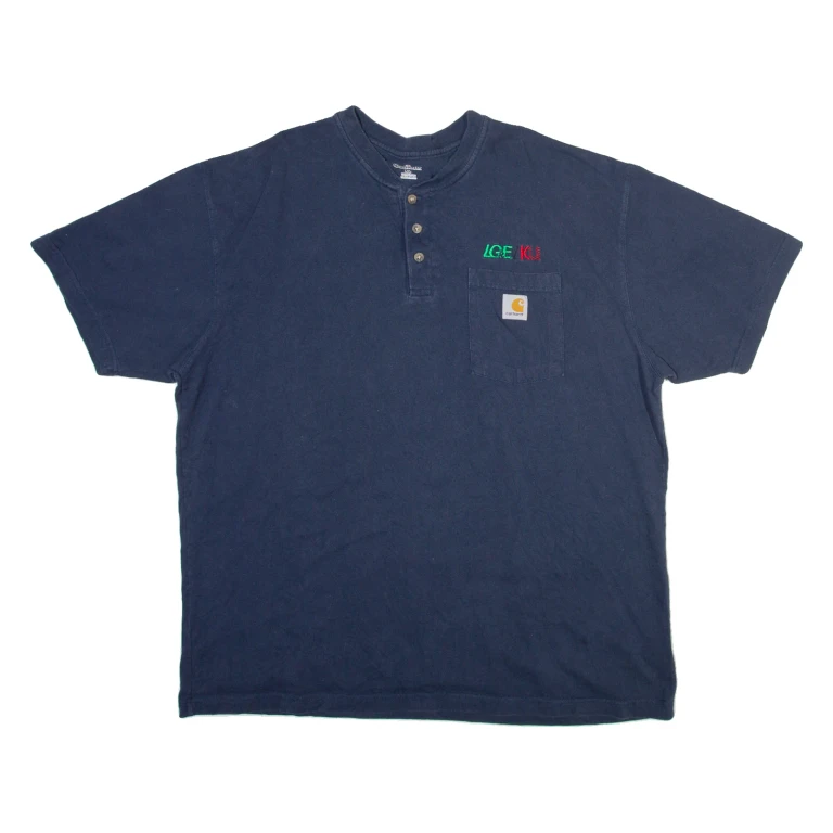 CARHARTT Mens T-Shirt Blue XL