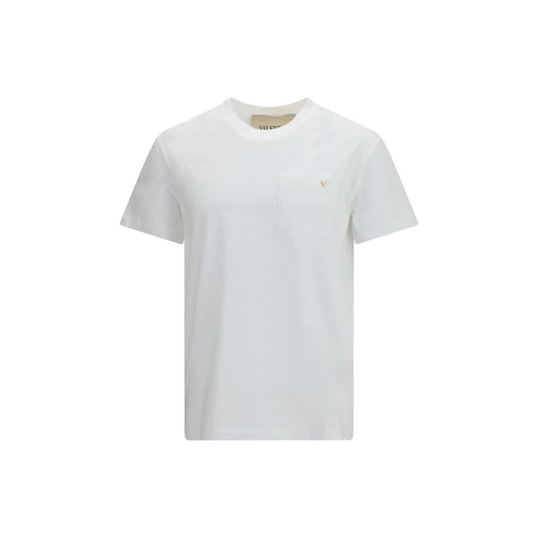 Valentino White Cotton T-Shirt - Men