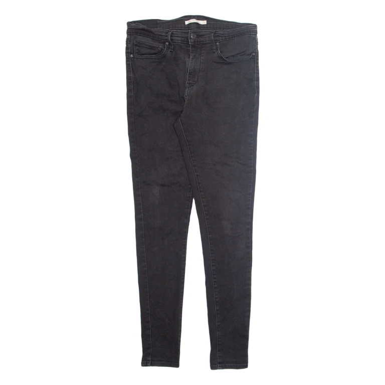 LEVI'S Womens Jeans Black Slim Skinny W31 L32