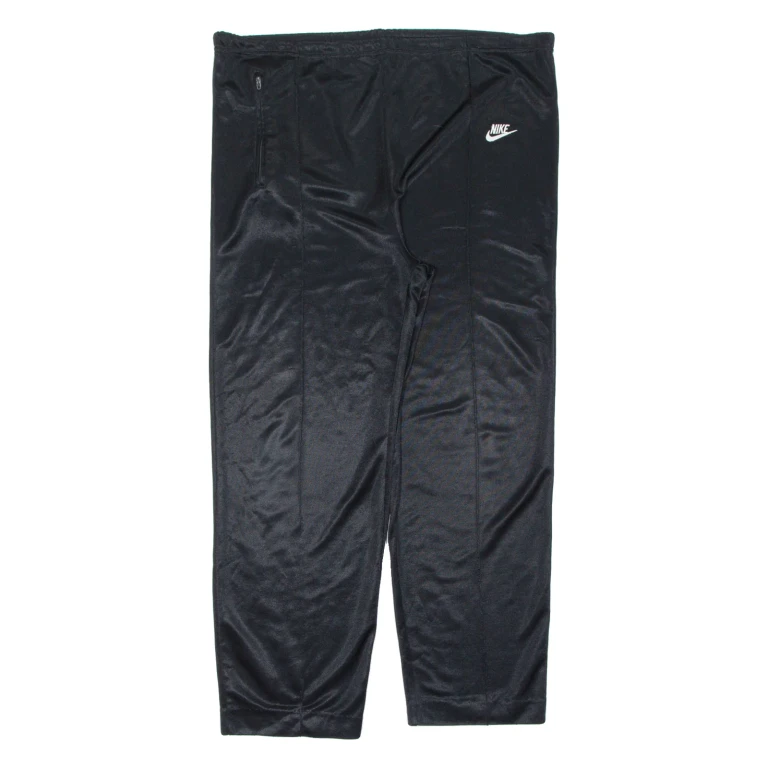 Womens Track Pants Black Tapered 2XL W40 L28