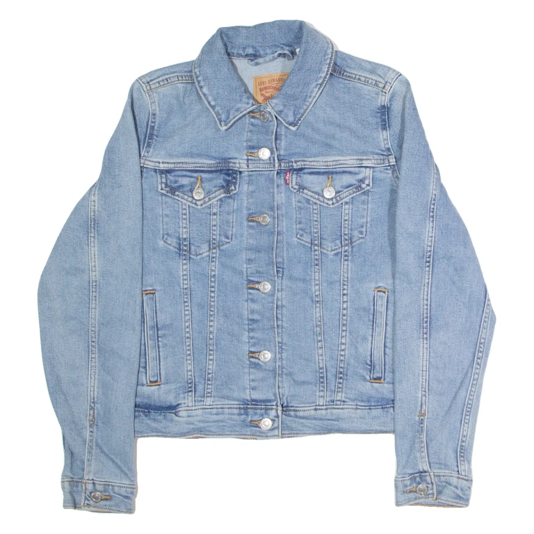 LEVI'S Womens Denim Jacket Blue S