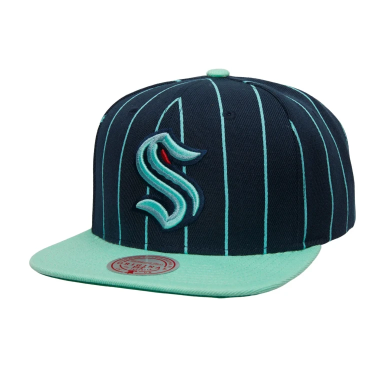 Men's NHL Team Pin Snapback Kraken Snapback Caps