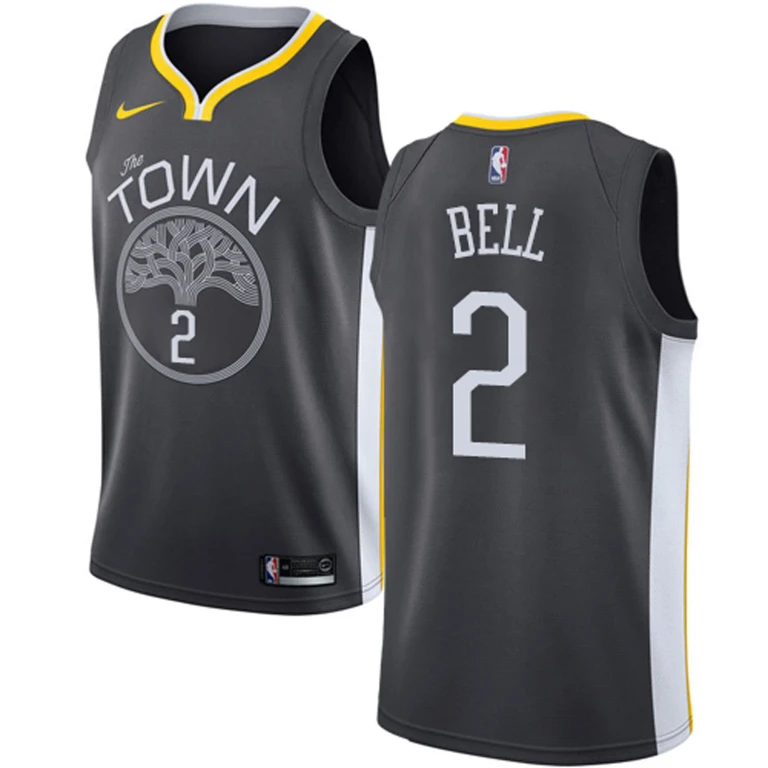Men's NBA Gs Warriors Jordan Bell Statement Swingman Jersey Jerseys