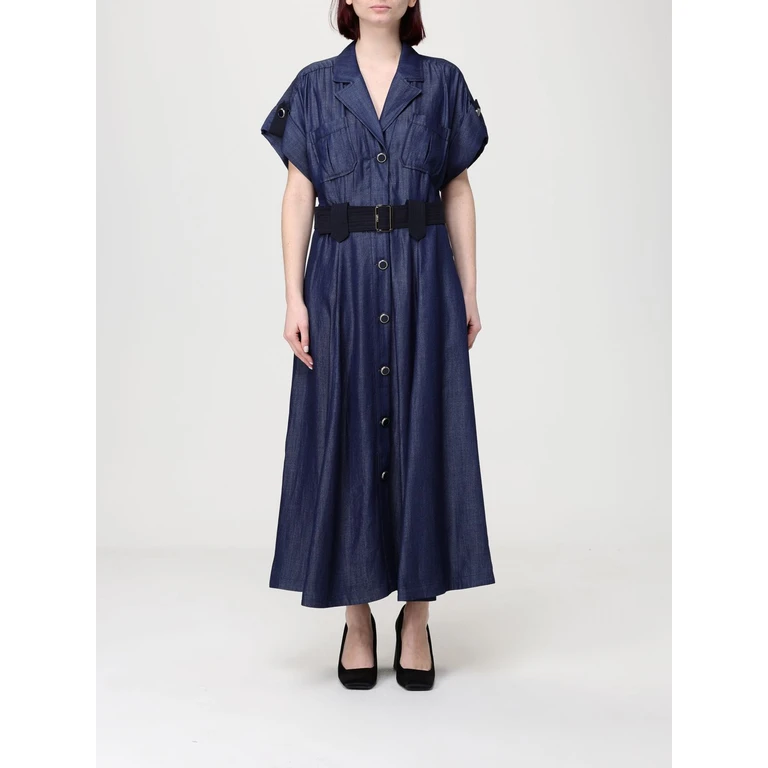 LIU JO Dress Woman color Navy (UA6315D033577000)