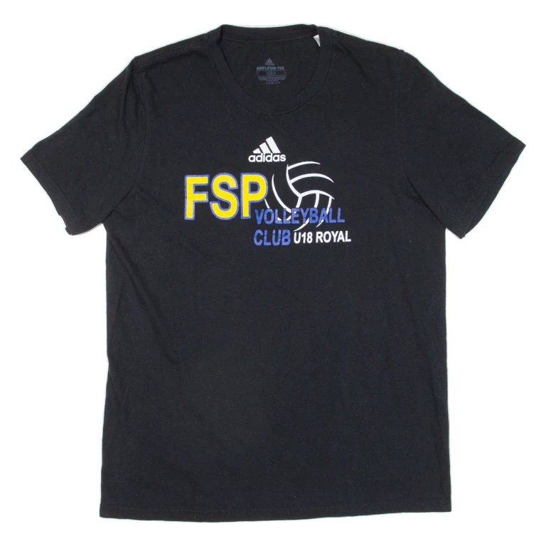 ADIDAS Volleyball Club Mens T-Shirt Black USA M
