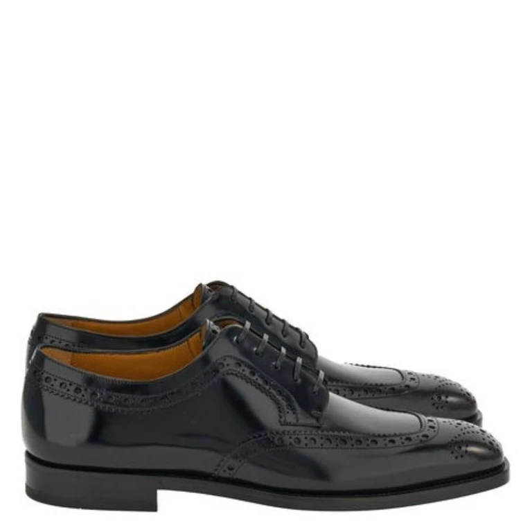 Ferragamo Frisco Wingtip Derby Shoes, Size 9 E