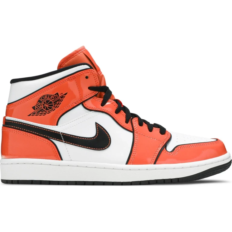 Men's Retro1 Mid Se 'Turf Orange' Sneakers