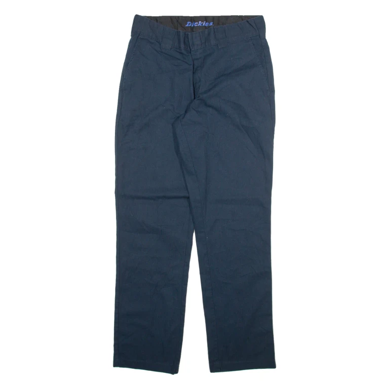DICKIES Mens Trousers Blue Regular Straight W33 L32