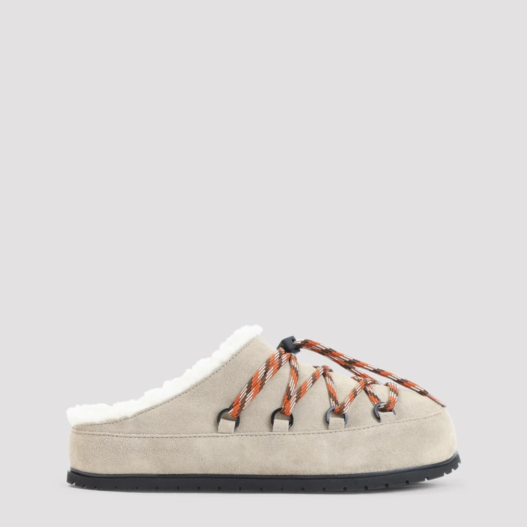 Shearling-Lined Mules