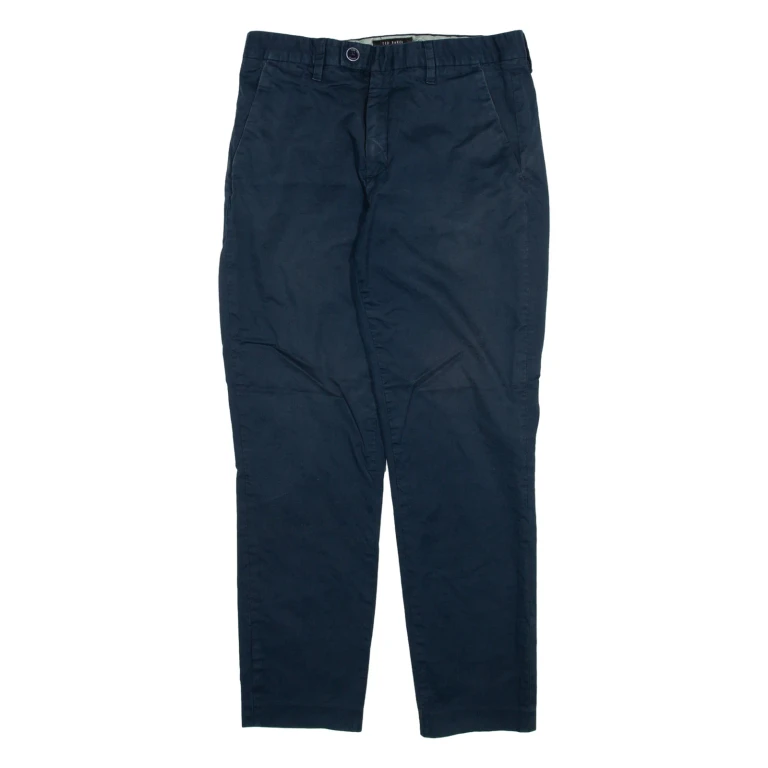 TED BAKER Mens Trousers Blue Regular Tapered W30 L27