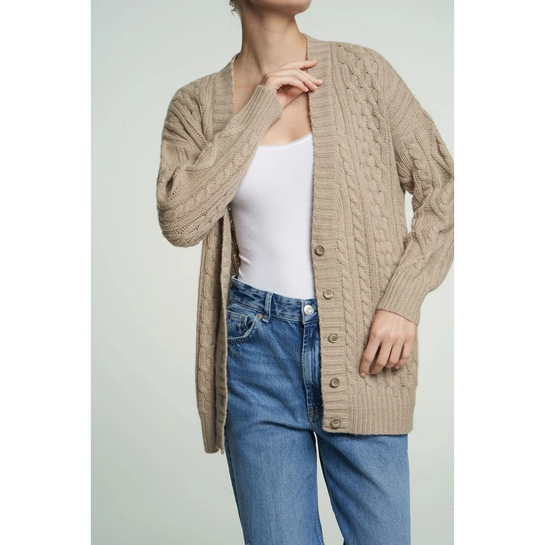 Cardigan C25 Allegra Oatmeal
