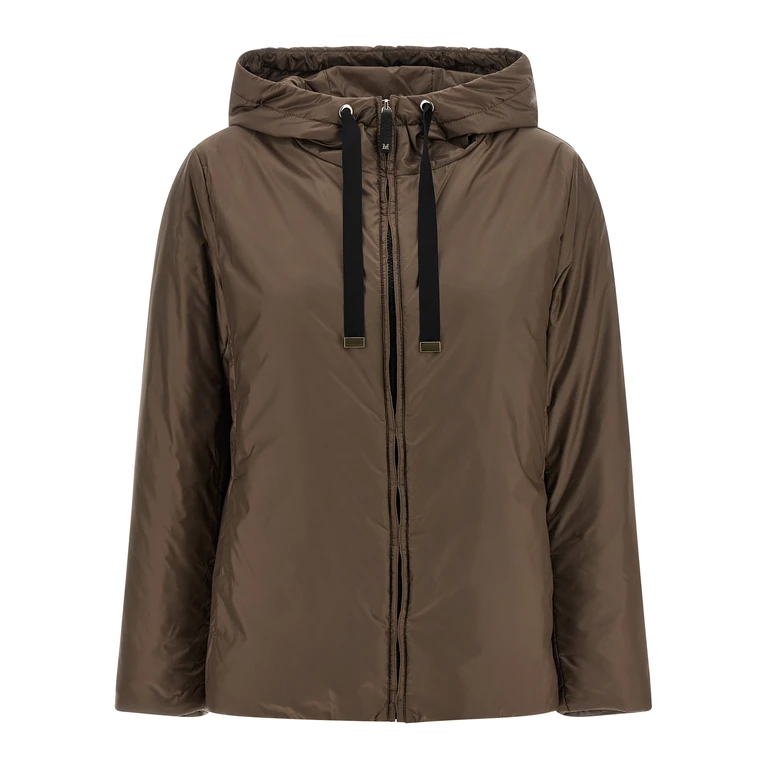 Max Mara Brown Polyester Full-Length Jacket Clothing - Women