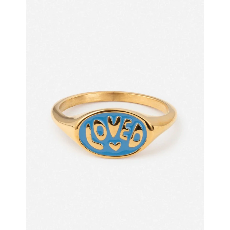 Loved Oval Signet Ring