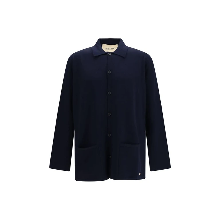 Blue Wool Oves Aries Cardigan Clothing - Men