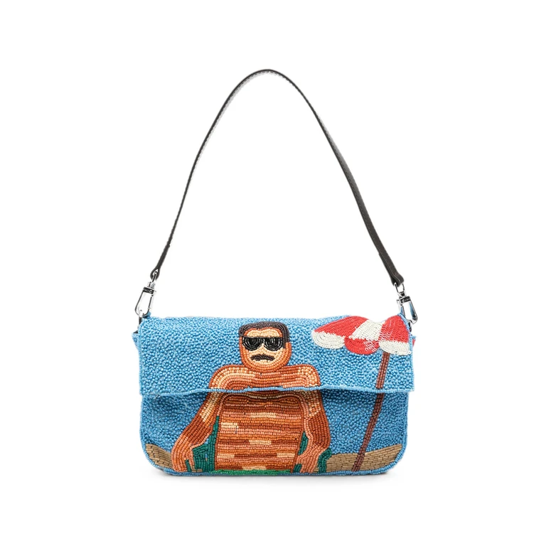 Tommy Bead-embellished Shoulder Bag