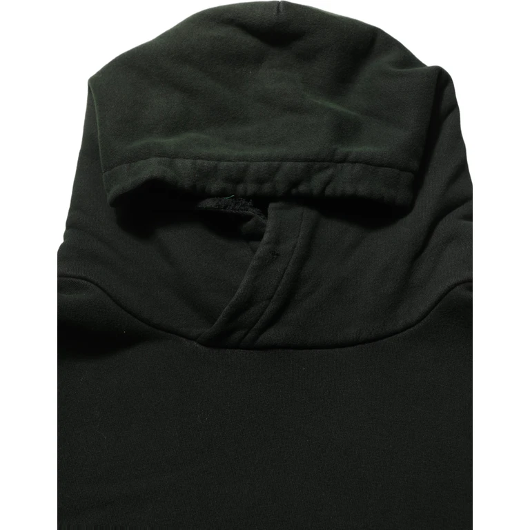 Dolce & Gabbana Black Cotton Hooded Men Sweatshirt Sweater Clothing - Men