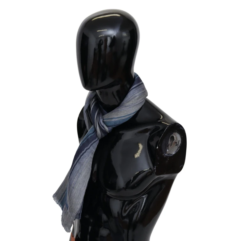 Missoni Multicolor Wool Striped Unisex Neck Wrap Shawl Accessory - Men