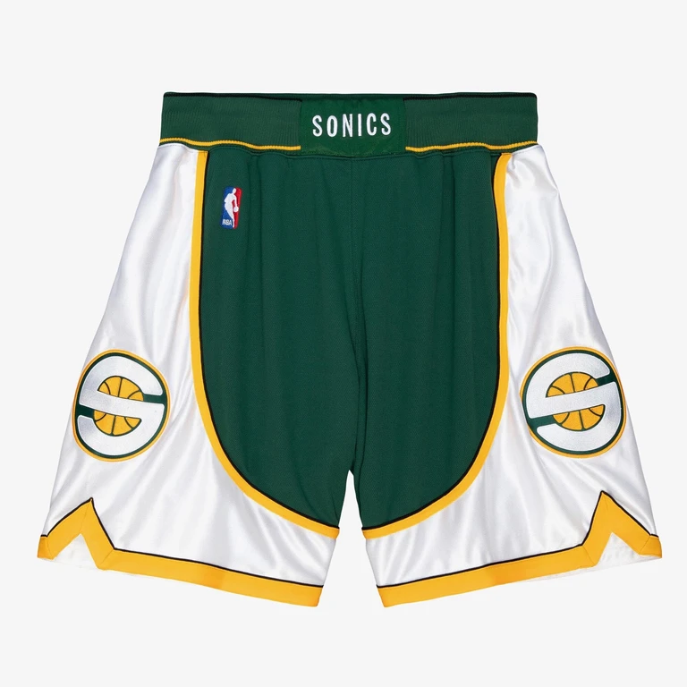 Men's NBA Authentic Road Shorts Supersonics 07-08