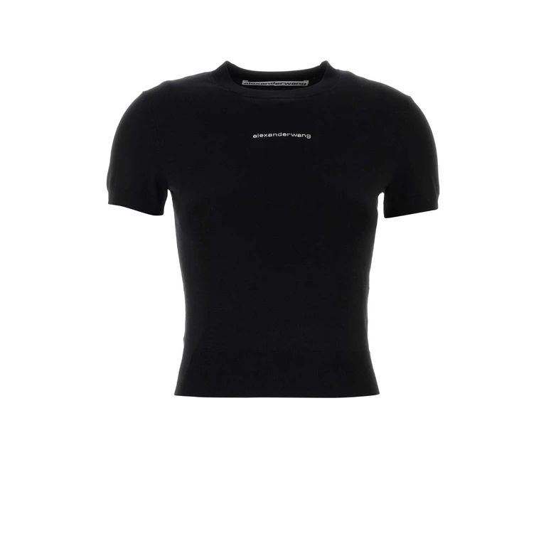 Alexander Wang Black Knit T-Shirt - Women