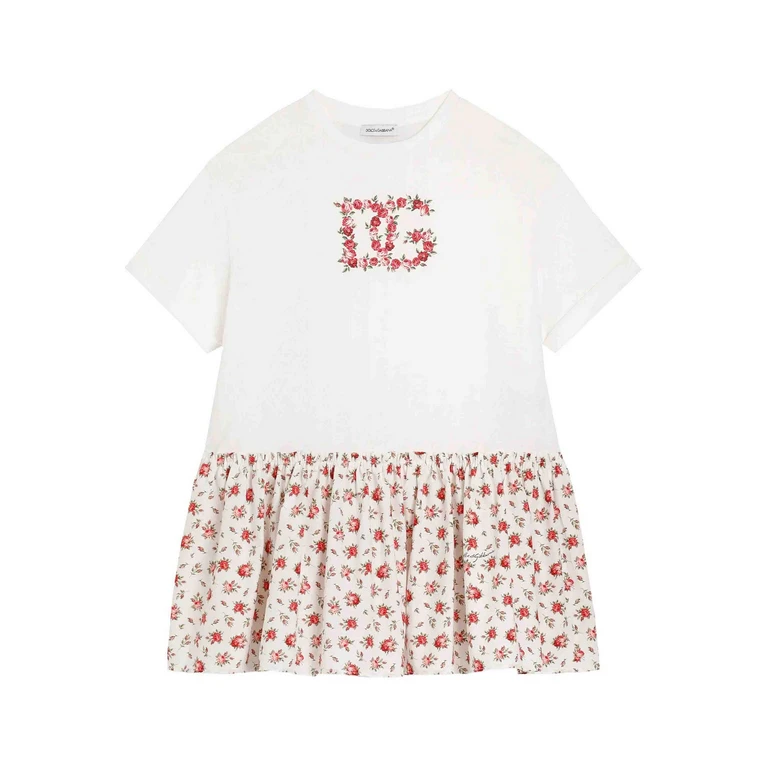 Dolce & Gabbana Jr Robe Au Genou - Rose (L5JDB8G7PVMS9000)