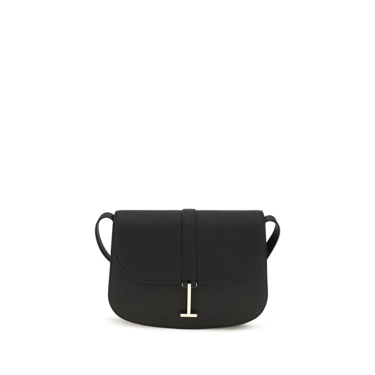 Tom Ford Black Calf Leather Bos Taurus Shoulder Bag - Women