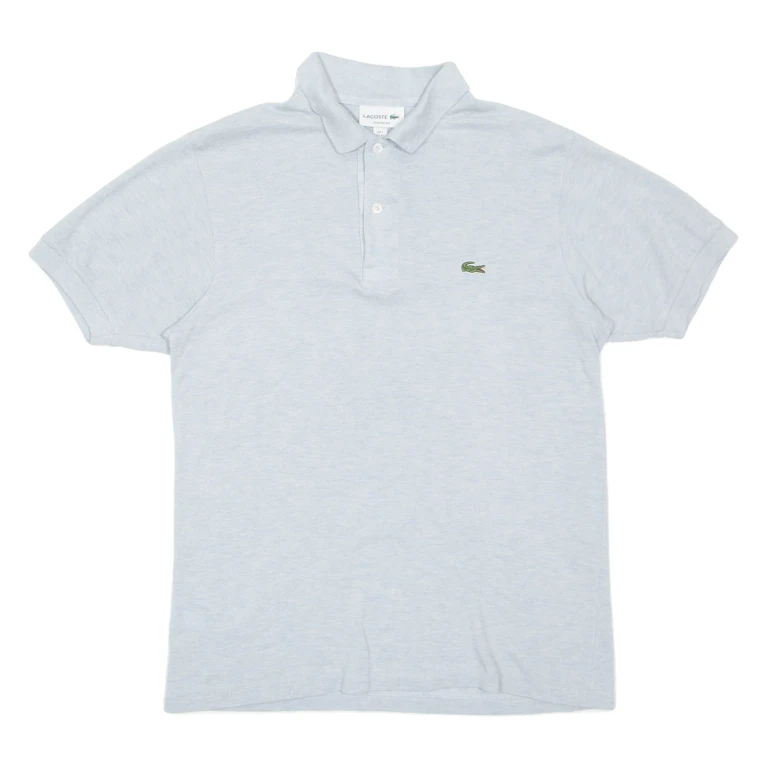 LACOSTE Mens Polo Shirt Blue XS