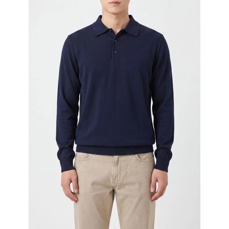 Polo Shirt Men color Blue (S6K300403S6K1000038)