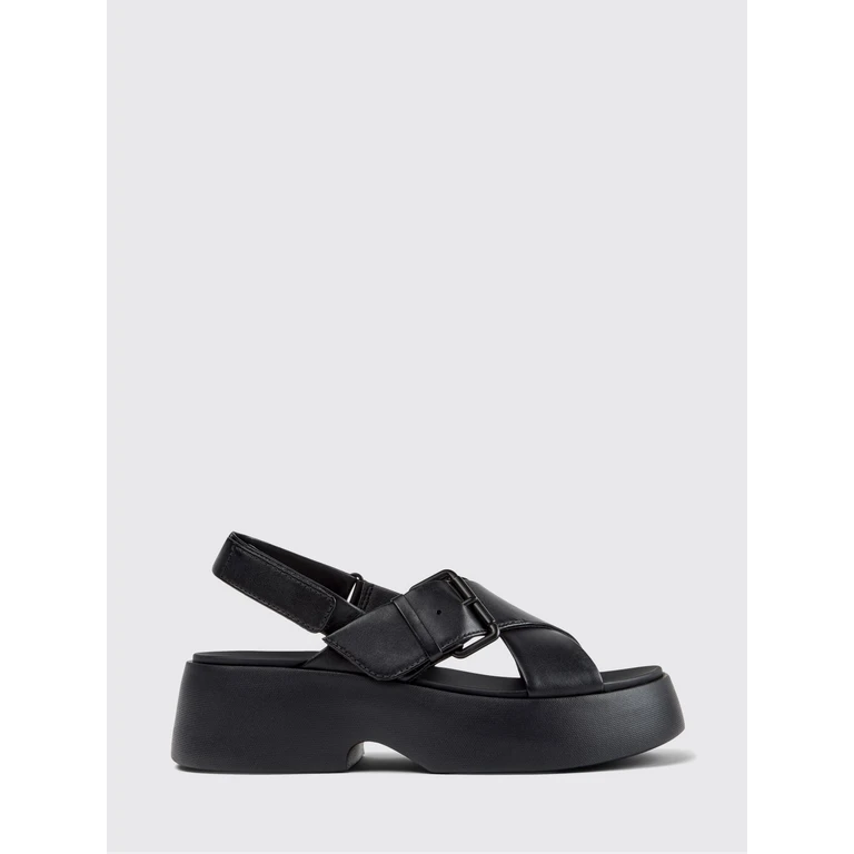 Heeled Sandal Woman color Black (K201860-001TASHA0)