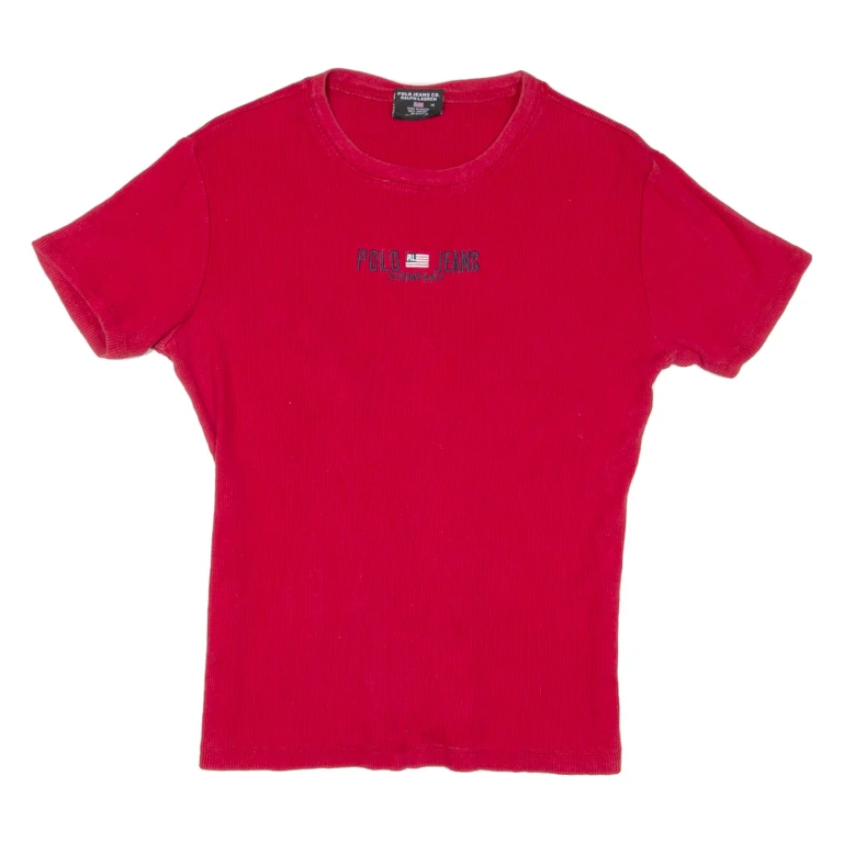 RALPH LAUREN POLO JEANS COMPANY Womens T-Shirt Red M