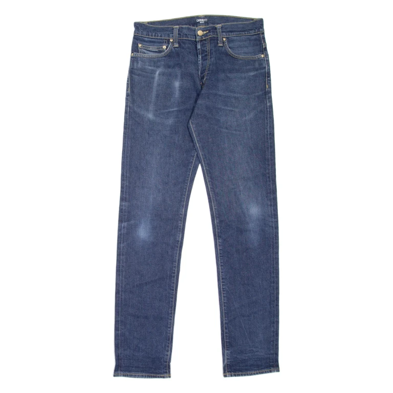 CARHARTT WIP Klondike Pant Mens Jeans Blue Regular Tapered Stone Wash W31 L34