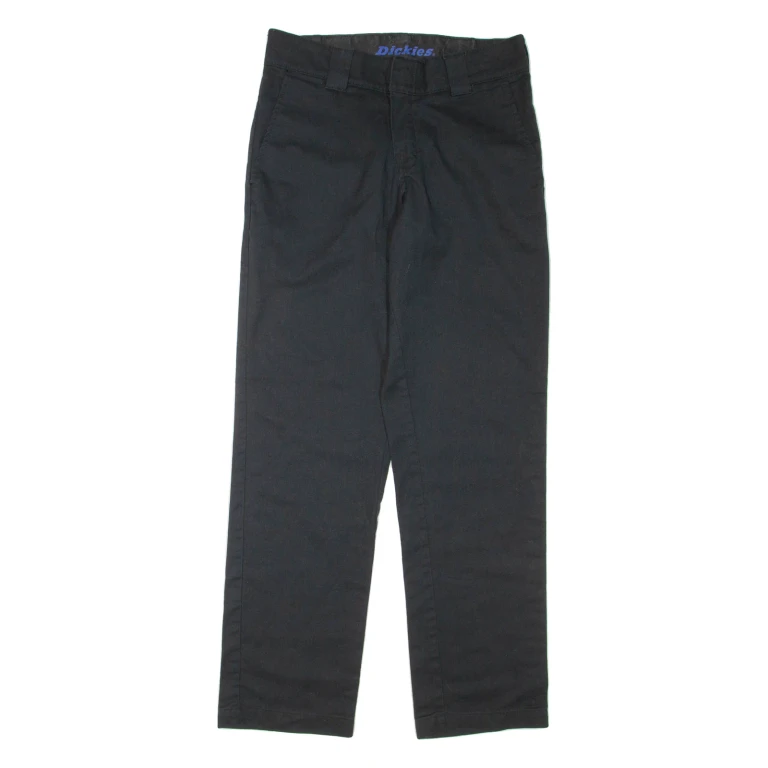 DICKIES Mens Trousers Black Regular Straight W28 L30