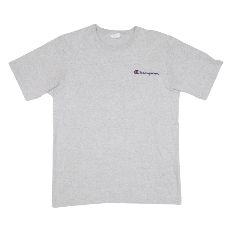 CHAMPION Mens T-Shirt Grey M