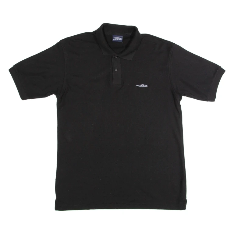 UMBRO Mens Polo Shirt Black M (GG1-081024-18866)