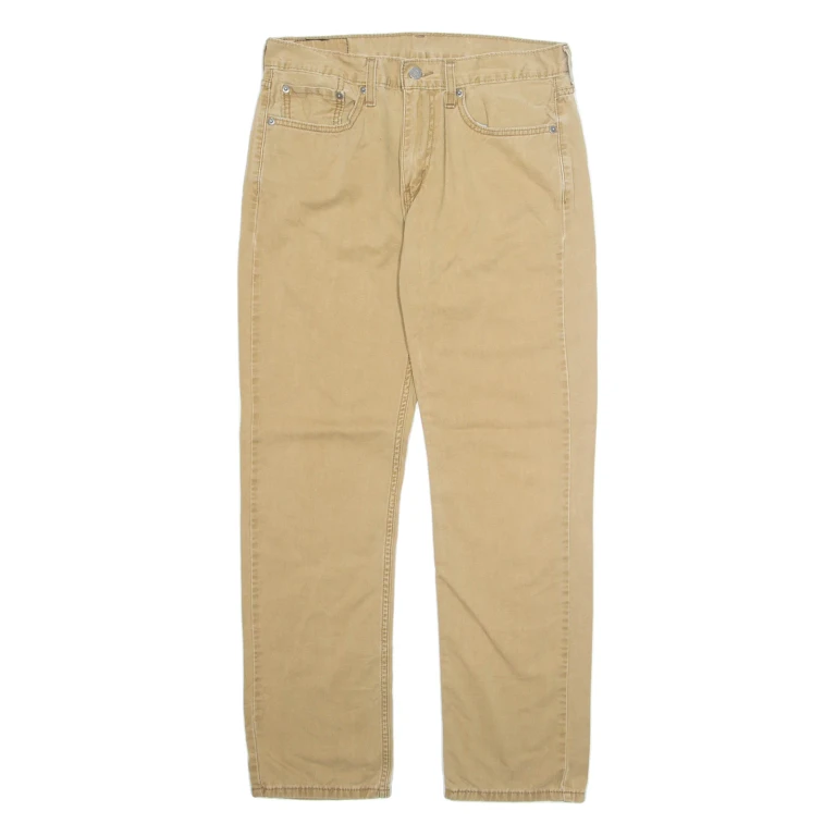 LEVI'S 514 Mens Trousers Beige Regular Straight W32 L32