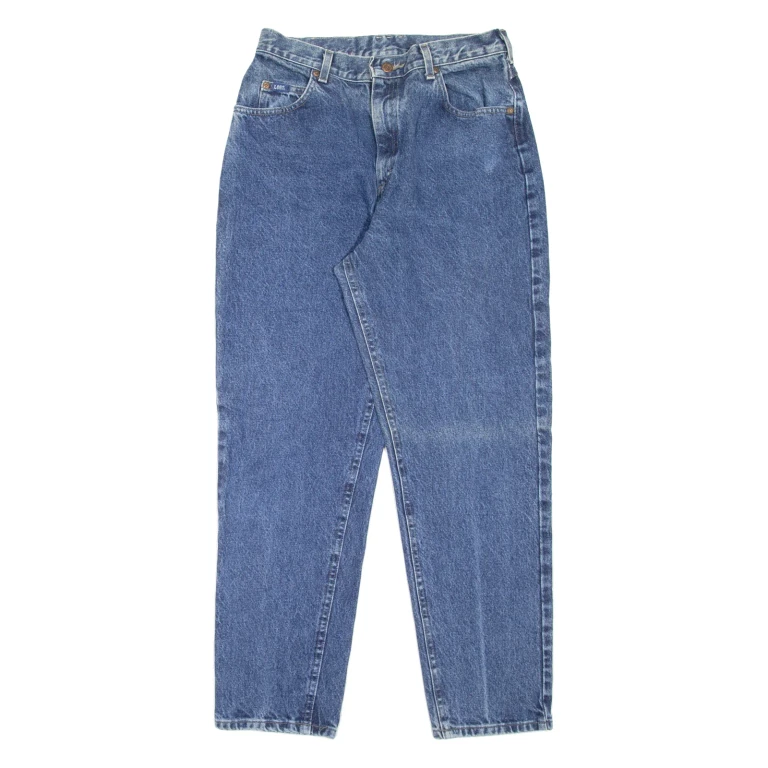 LEE Womens Jeans Blue Regular Mom W29 L29