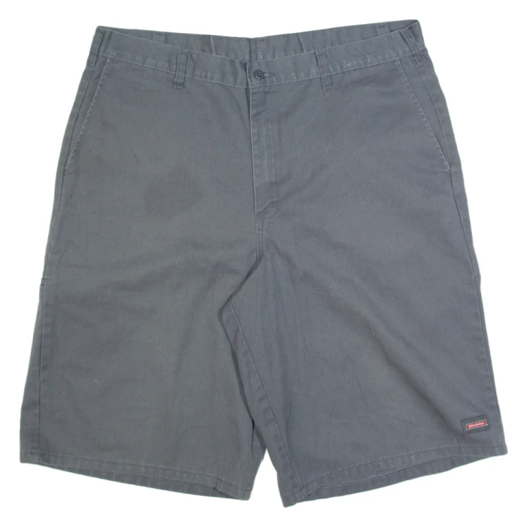 DICKIES Mens Workwear Shorts Grey XL W38