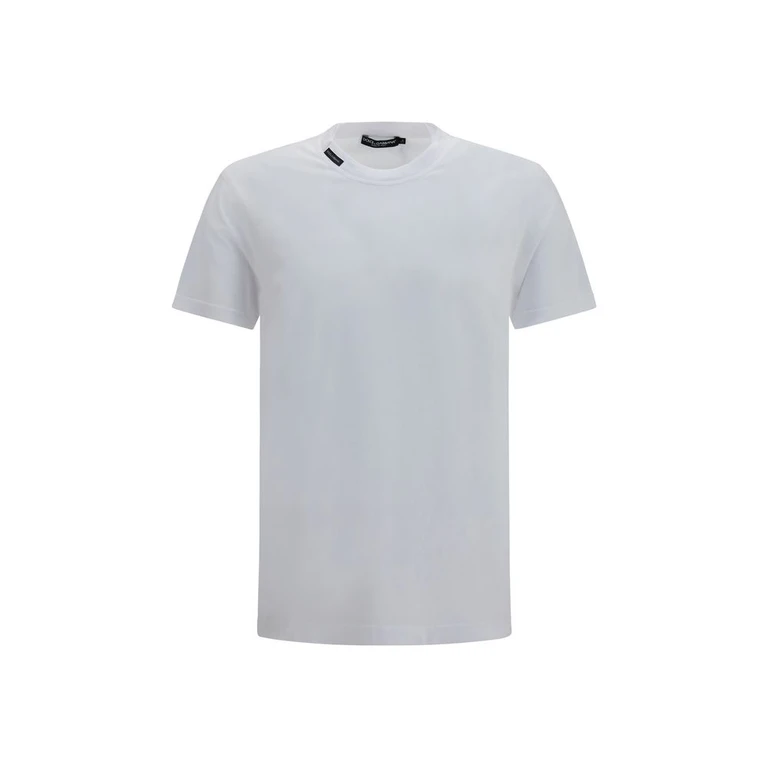 White Cotton T-Shirt - Men