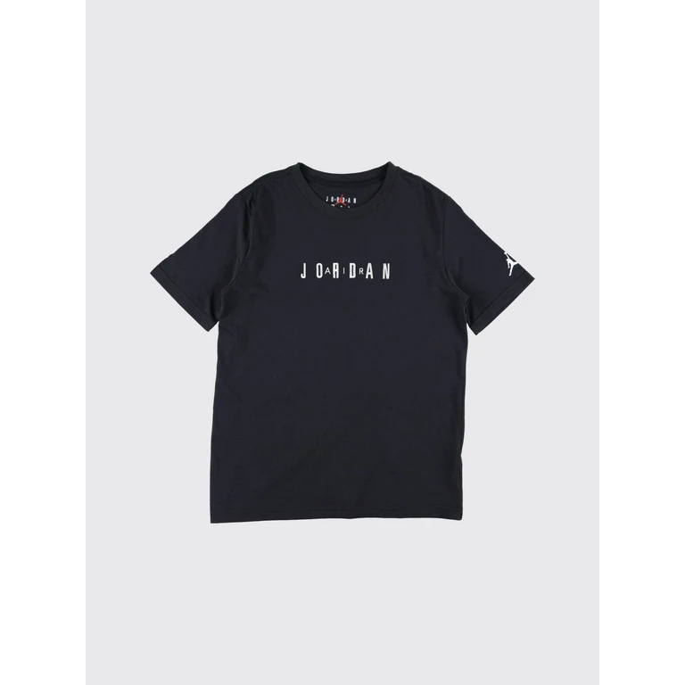 Boy's Cotton Blend T-Shirt with Chest Logo Print (95D634023)