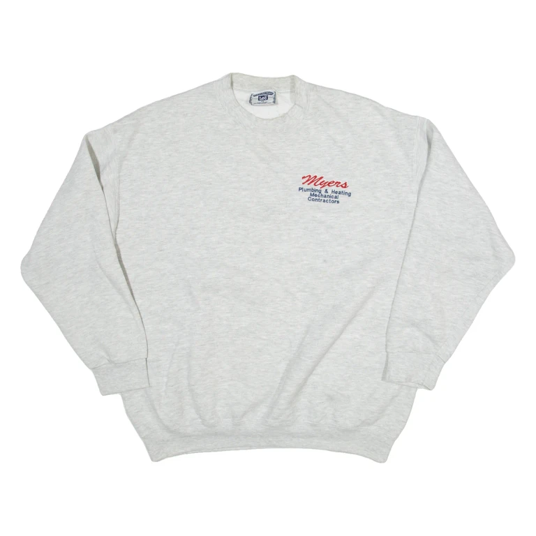 LEE Myers Mens Sweatshirt Grey XL
