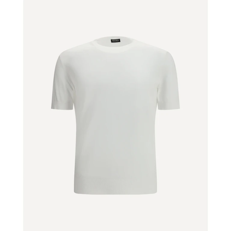 ZEGNA Crewneck cotton short sleeve Knit Male 54