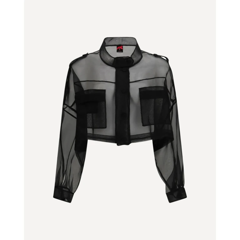 Chaqueta corta PINKO con bolsillos para mujer talla 38