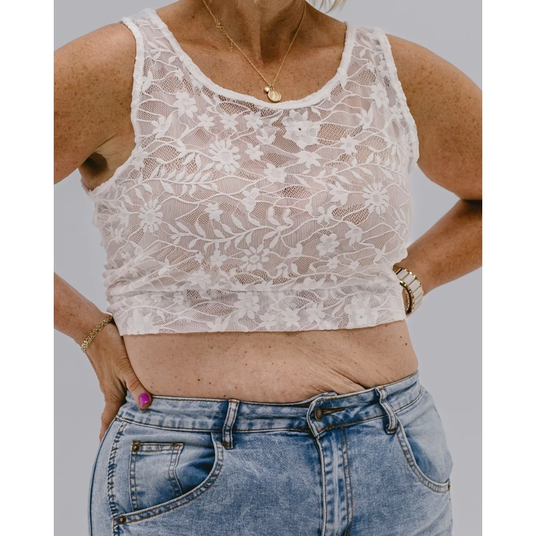 Full Lace Tank Halftee