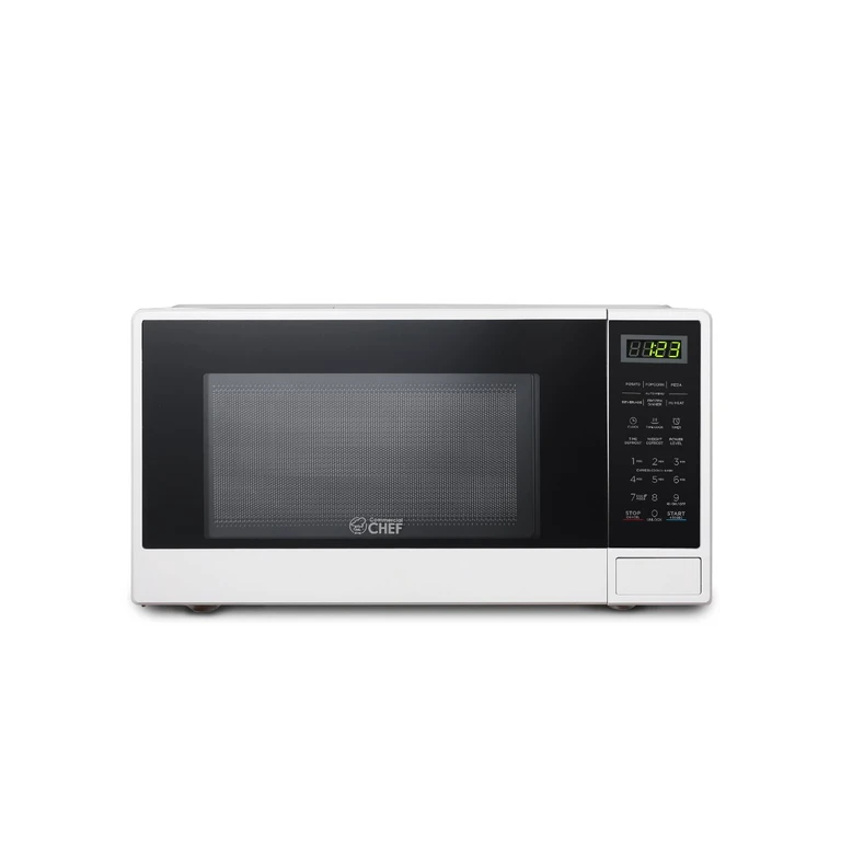 Commercial Chef 1.1 Cu Ft Countertop Microwave - White