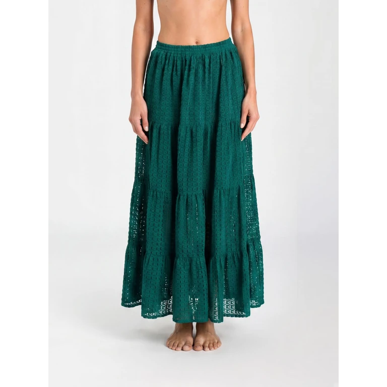 Skirt Woman color Emerald (261LM2BJJ10316)