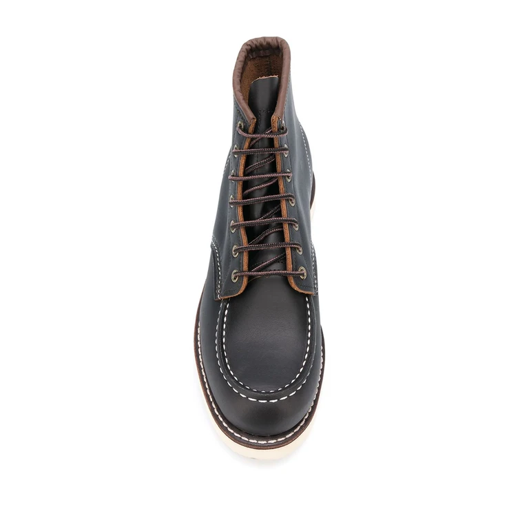 Boots Black Calf Leather - Men (08849)