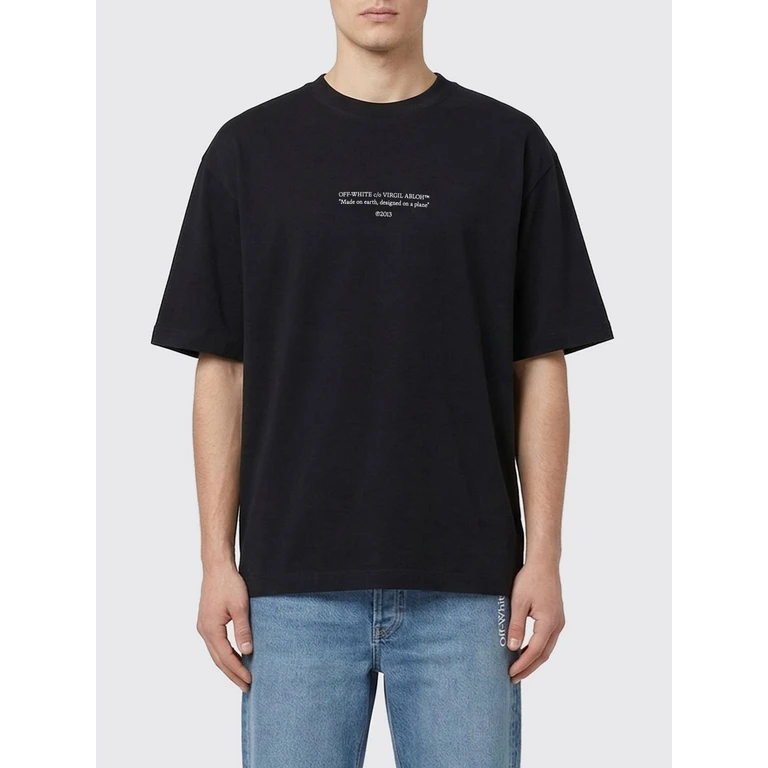 OFF-WHITE T-Shirt Men color Black (44MAA120S26J0070001)