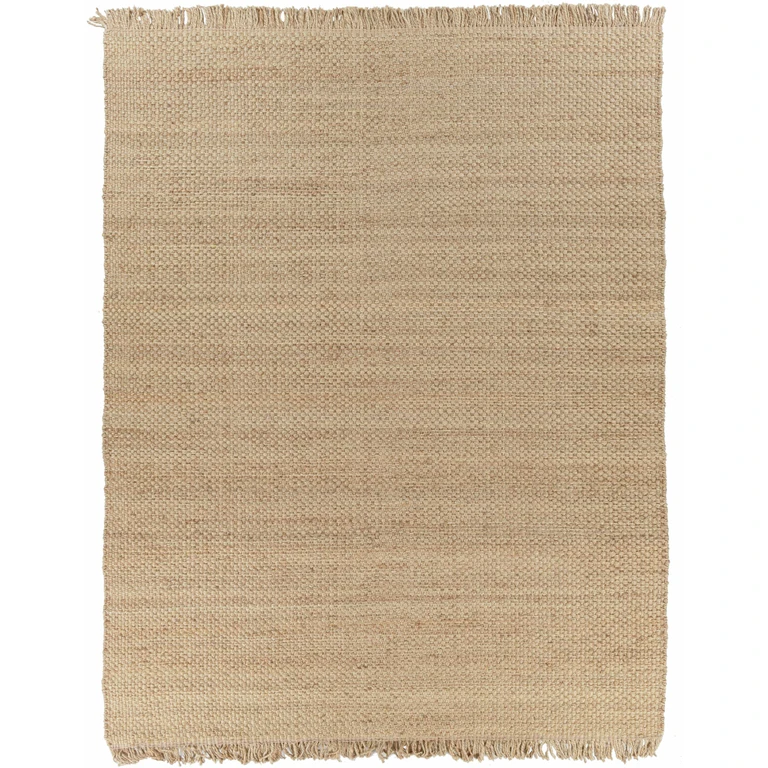 Hovland Hand Woven Natural Jute Rag Rug - Clearance