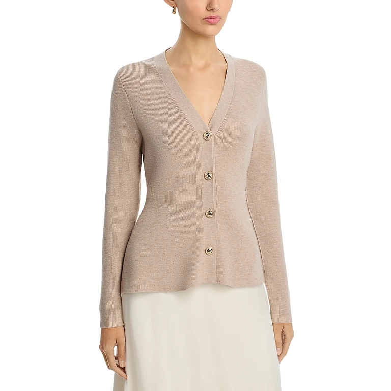Sioni Peplum Hem Cardigan