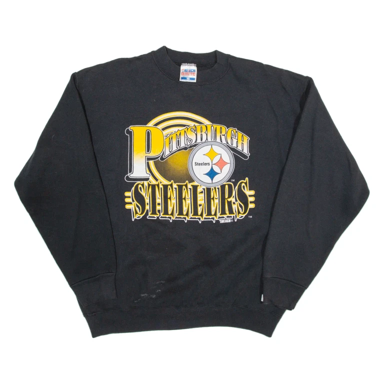 TRENCH ULTRA Pittsburgh Steelers Womens Sweatshirt Black USA XL